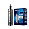Kemei-recortador de Pelo de nariz para hombre, máquina cortadora de Pelo Profesional, 2 en 1, de alta calidad, extraíble, KM-6511