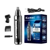 Kemei-recortador de Pelo de nariz para hombre, máquina cortadora de Pelo Profesional, 2 en 1, de alta calidad, extraíble, KM-6511 - Imagen 2